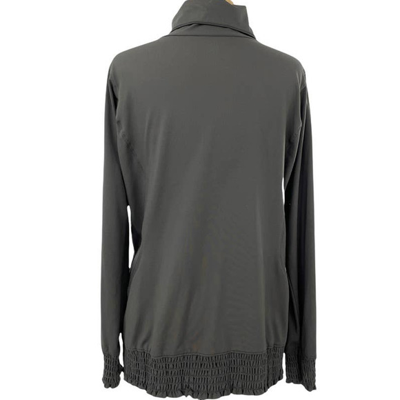 REI Jacket Womens Extra Large Gray Zip Up Long Sleeve Pockets Athletic Ladies - Picture 3 of 9